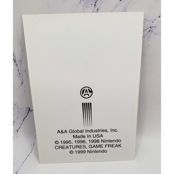 1999 Pokemon Sticker Butterfree A&A Global Vending Machine Pocket Monsters - Picture 2 of 4